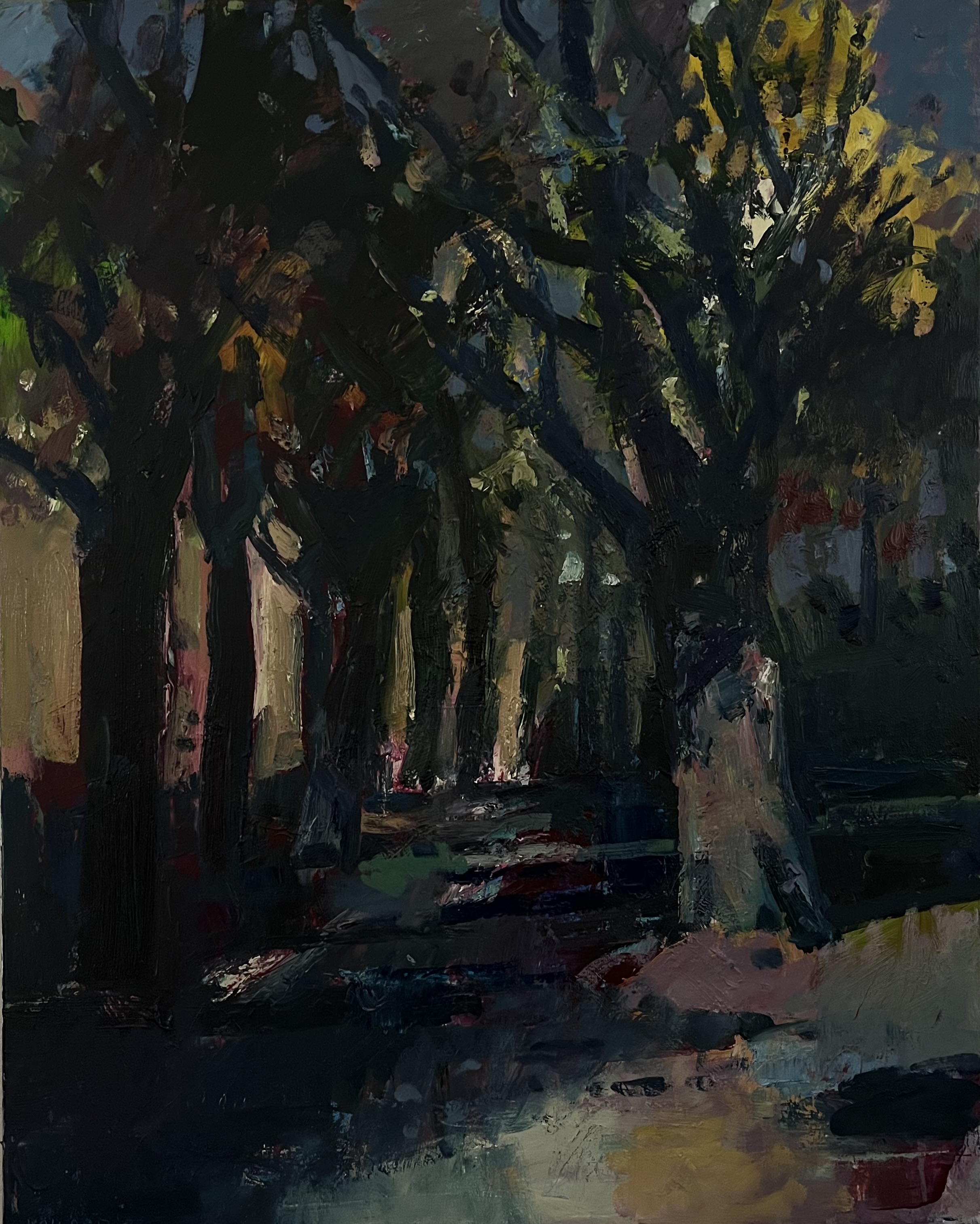 'Light Through Trees, Cyprus Avenue', oil on canvas, 80cm x 100cm, £7,500
