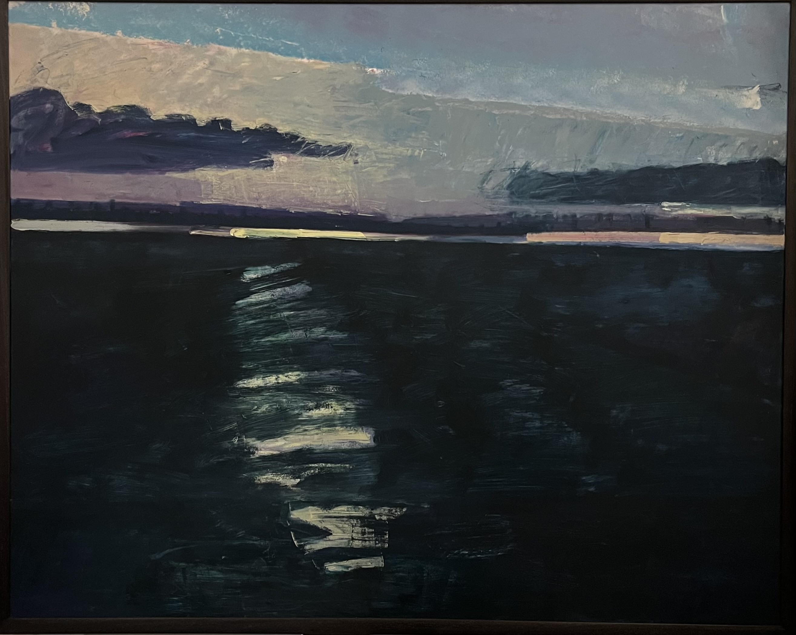 'Sky and Sea, Strangford', oil on canvas, 120cm x 150cm,  £TBC
