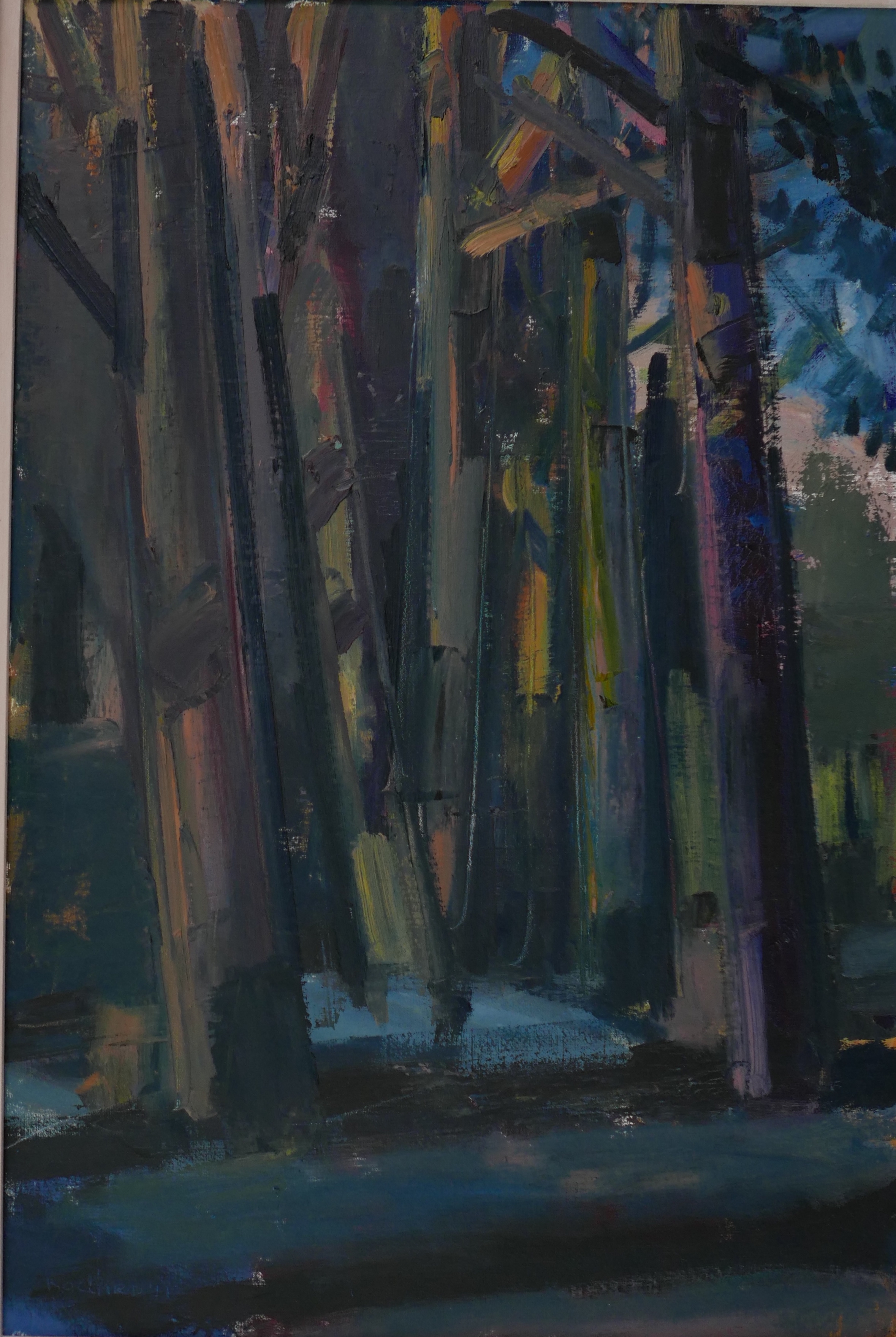 'Tall Trees', oil on canvas,70cm x 50cm, £5500