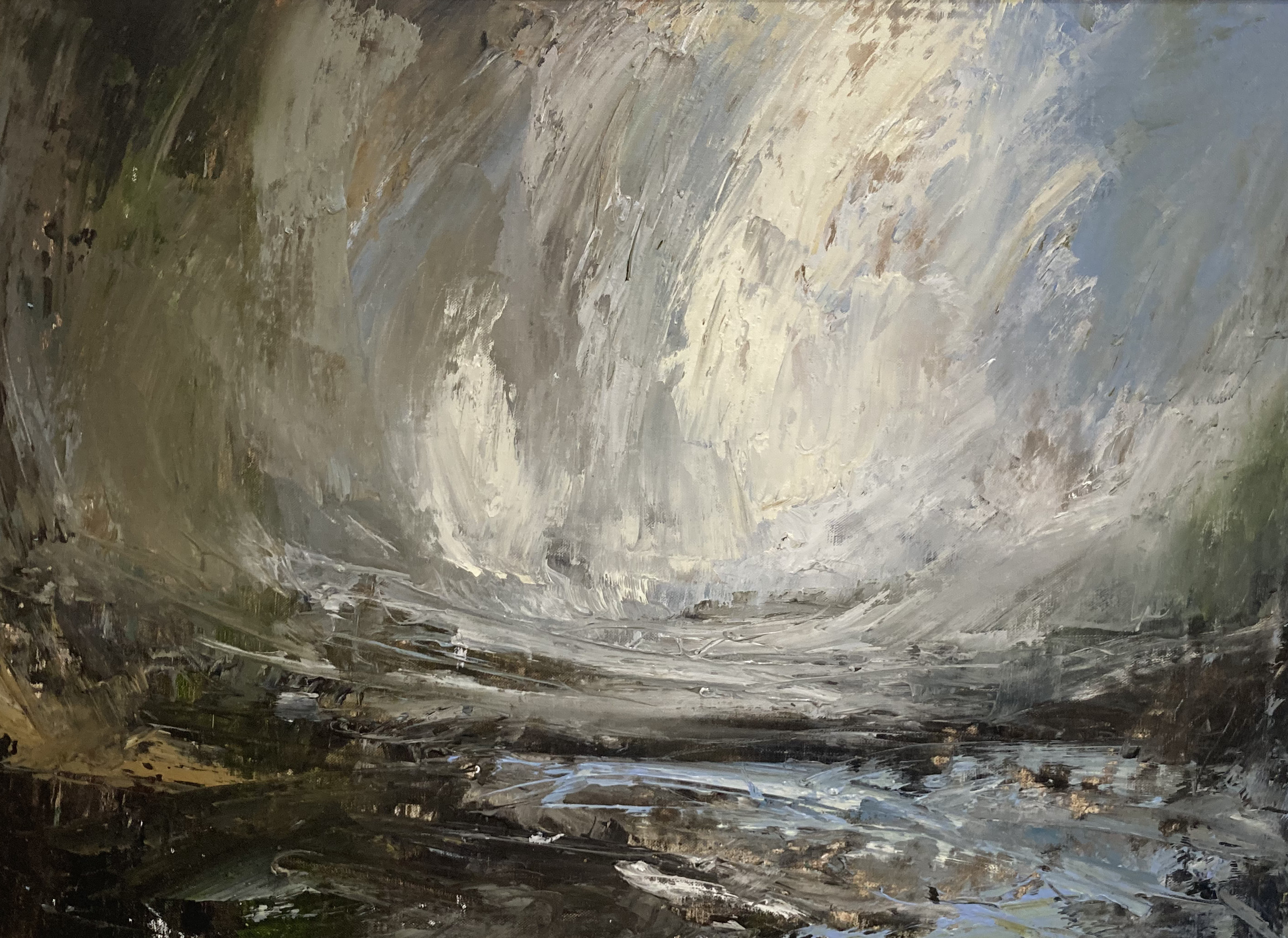 'Twilight Storm, Kerry', oil on linen, 65cm x 86cm, £3000