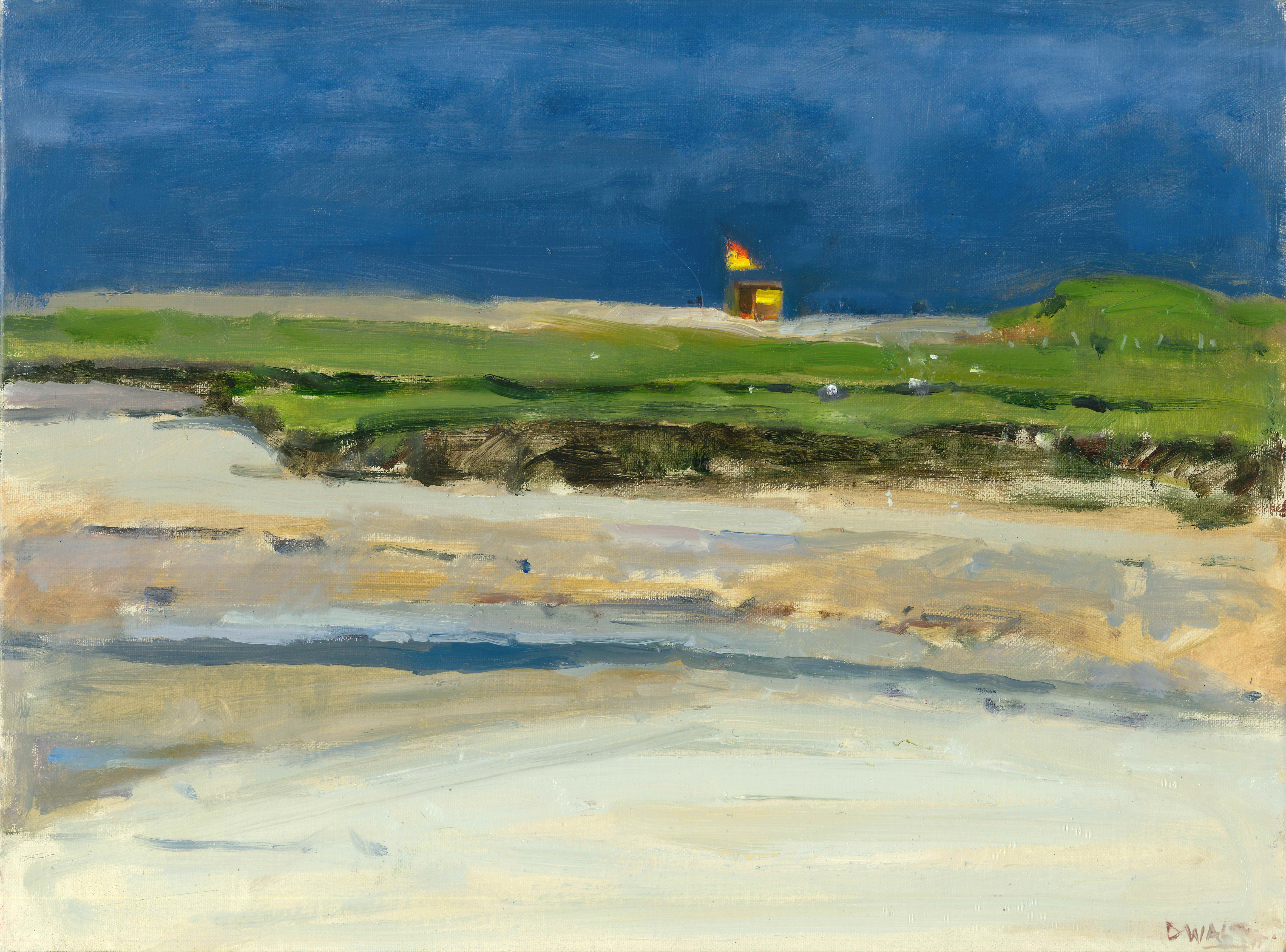 'Lifeguard', oil on canvas, 30cm x 40cm, £1600