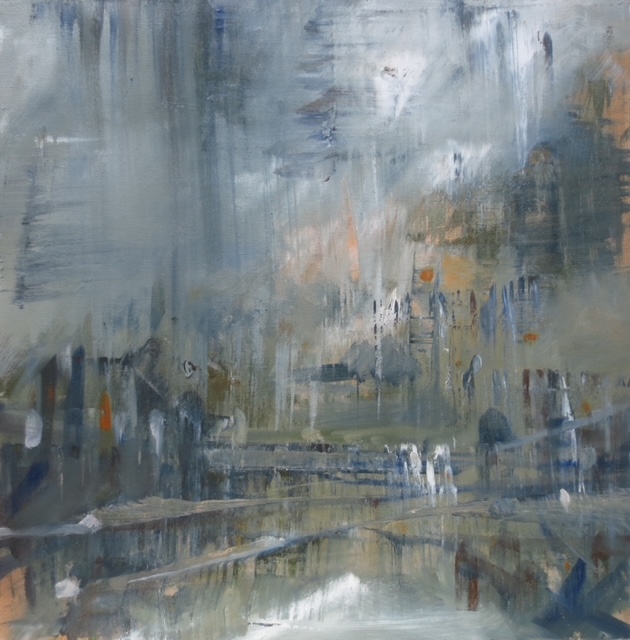 ' Neither Dark Nor Light', oil on canvas, 60cm x 60cm, £975