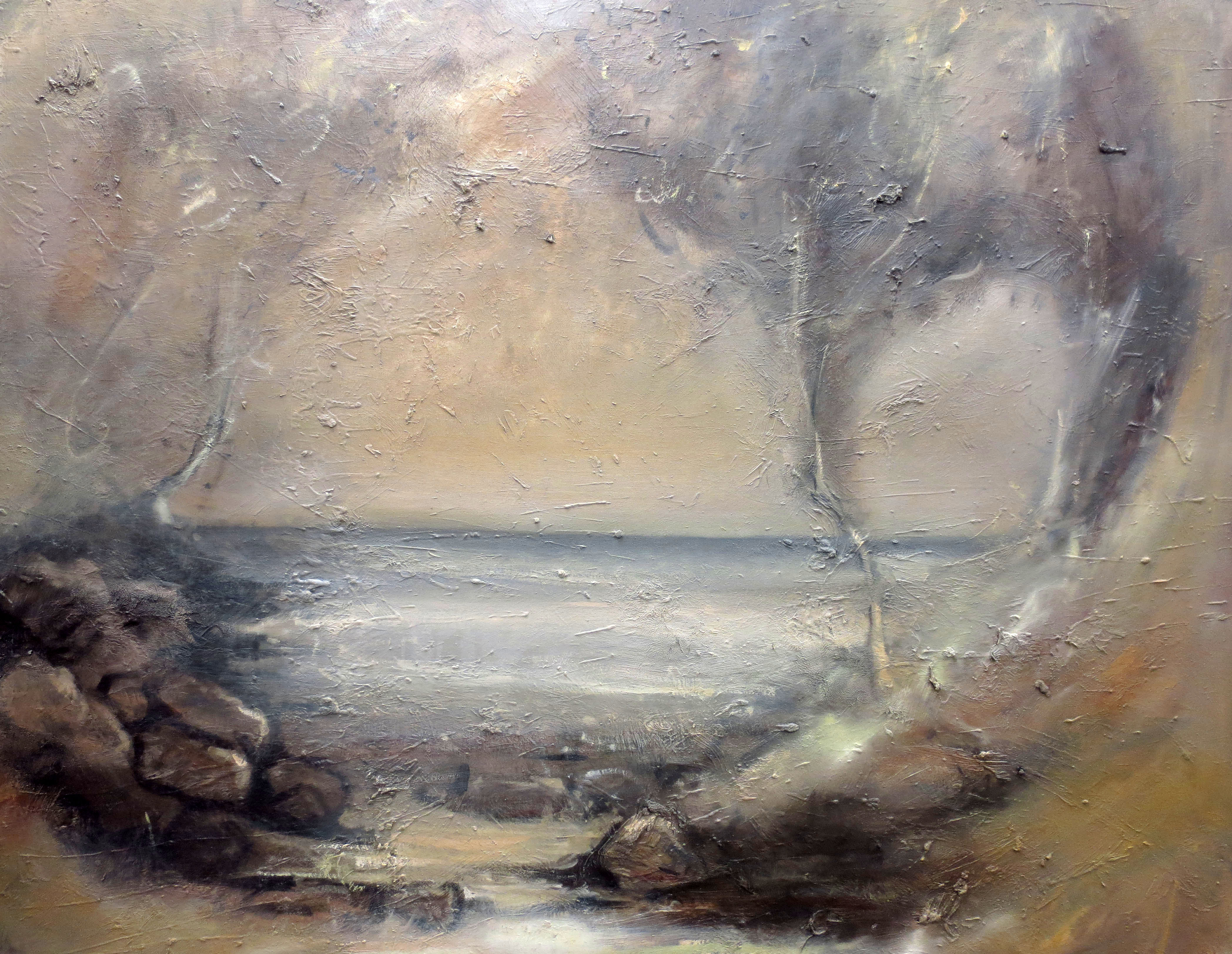 'The River Flows', oil on canvas, 122cm x 152cm, €4500 / £3900