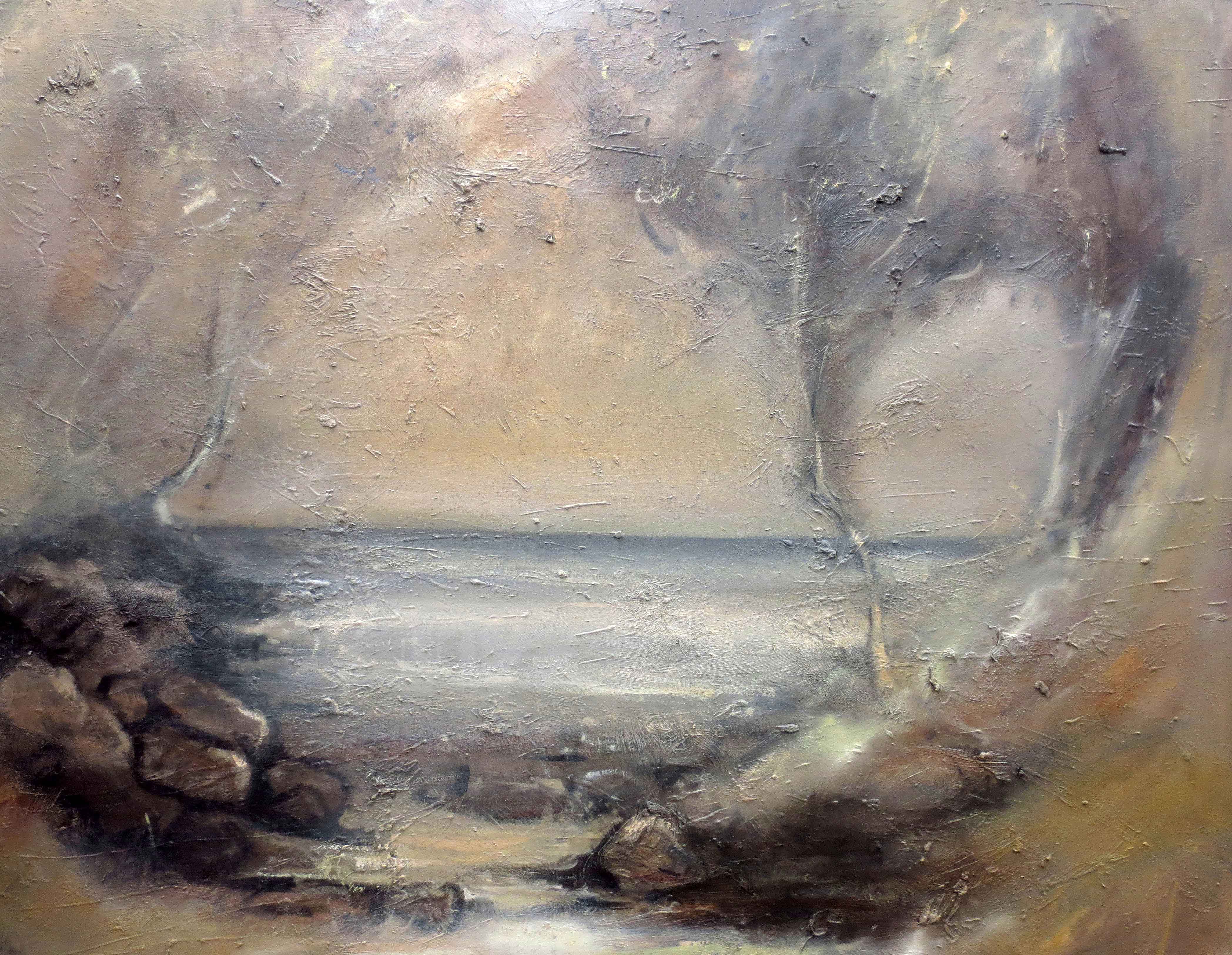 'The River Flows', oil on canvas, 122cm x 152cm,£4200