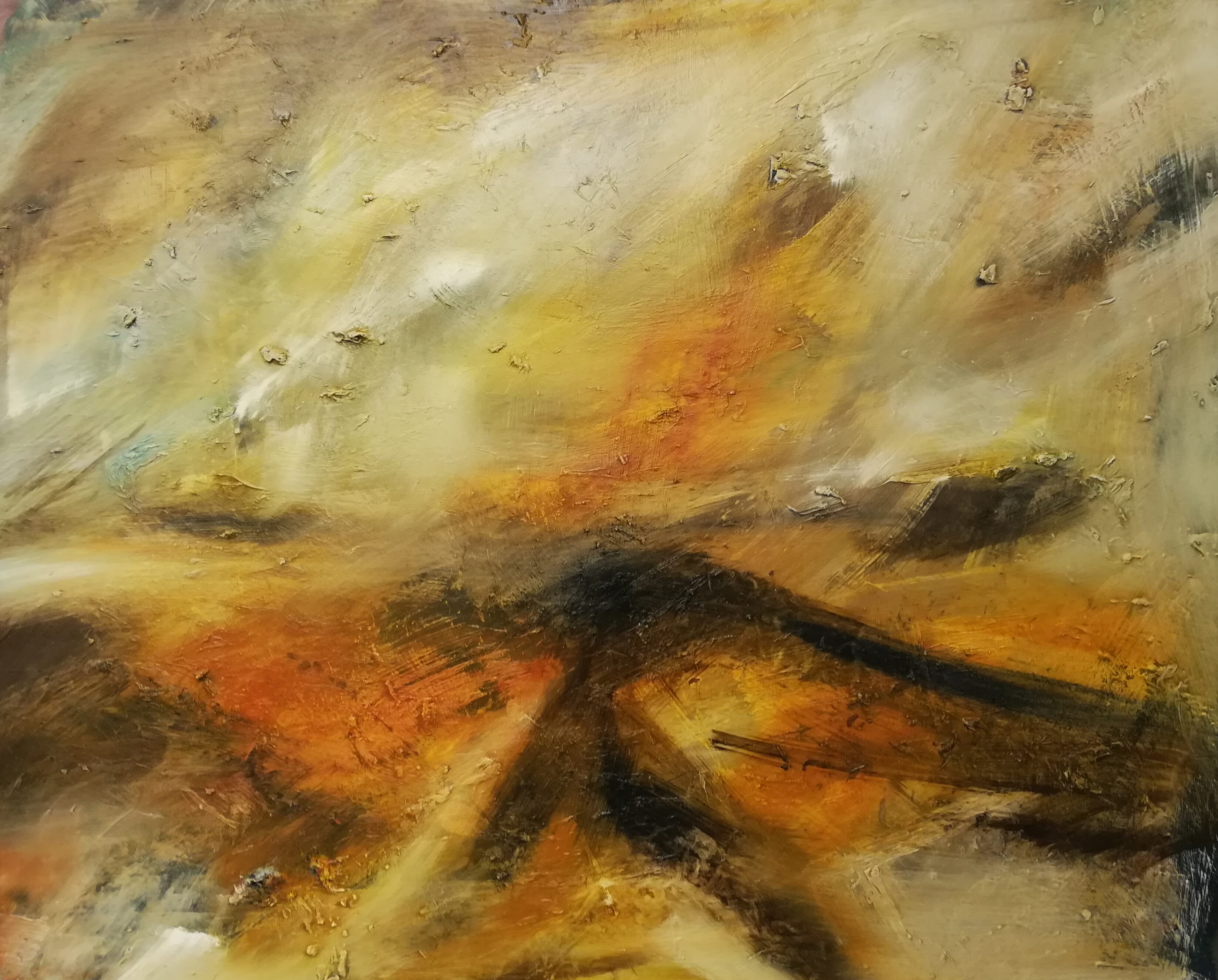 'Warmth is all', oil on canvas, 122cm x 152cm,  €4500 / £3900