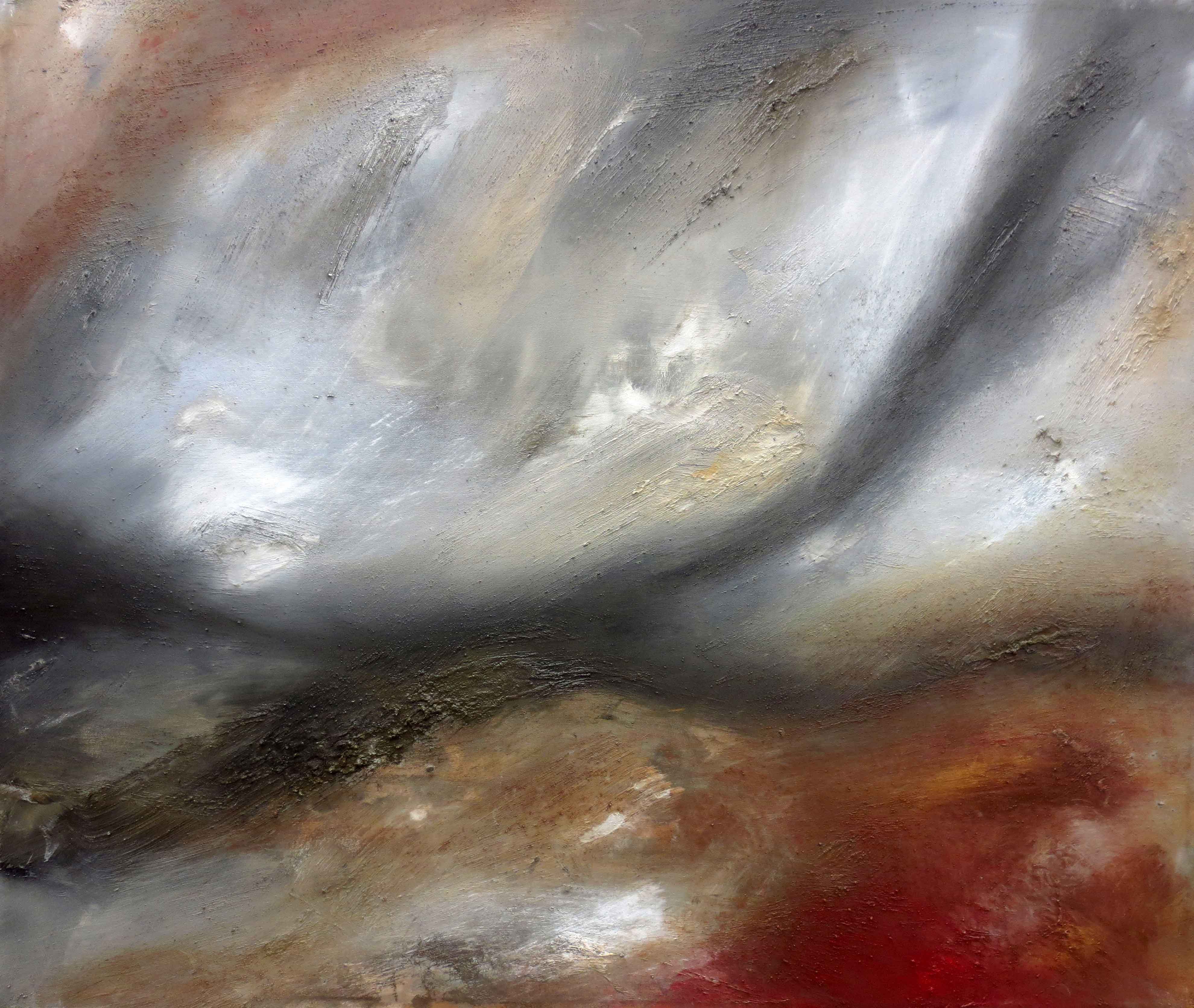 'When it Blows', oil on canvas, 102cm x 120cm£3000,